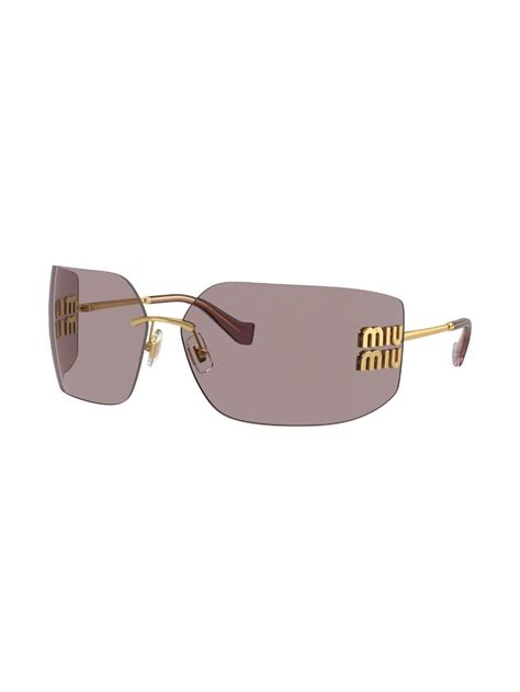 Miu sunglasses men's and women's Sunglasses frameless miu.